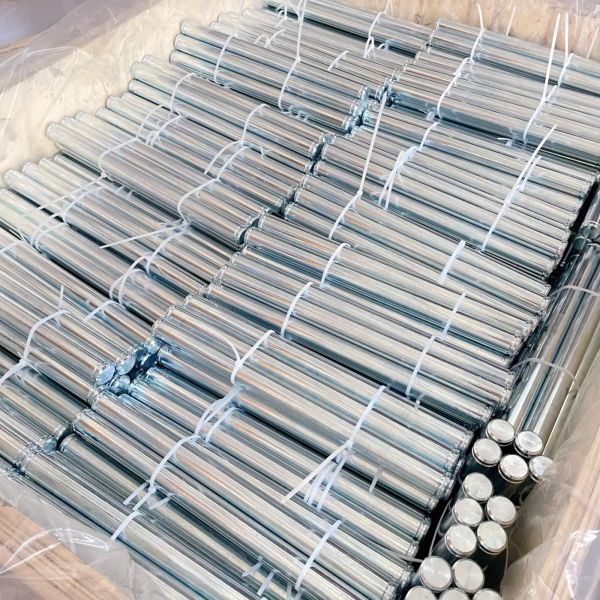 Hot-Dip Galvanized Australian Carbon Steel Round Bars - CNC Machined Industrial Roller Rods with Customizable Length