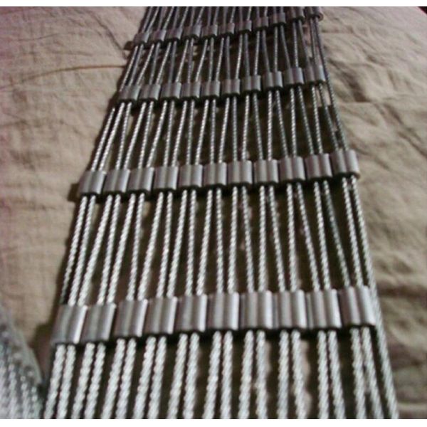 Factory Sale Flexible Stainless Steel Rope Mesh - Safety Net, Zoo Mesh/Stair Guardrail, Custom Wire Diameter & Mesh Size