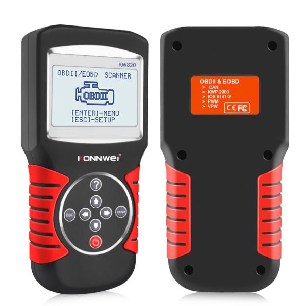 Auto Diagnostic Tool For 12V Trucks Cars Engine Scanner For OBDII Cars KW820
