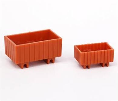 ABS Square rectangular flower bed,model scale sculpture,1:25 plastic flower pots,model stuffs,model accessories