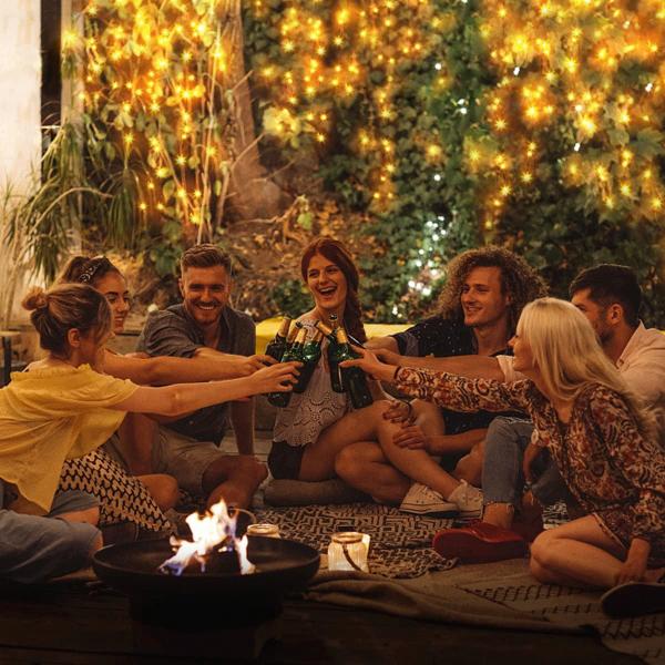 IP65 Solar Fairy Lights Outdoor Waterproof String Light 10m 2700k
