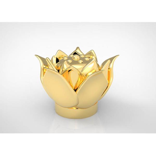 Изготовленные на заказ роскошные крышки металла Zamac крышки флакона духов цветка