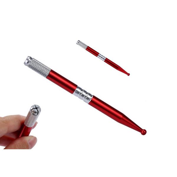 Ручка татуировки Microblading головы постоянного макияжа алюминиевого сплава перекрестная