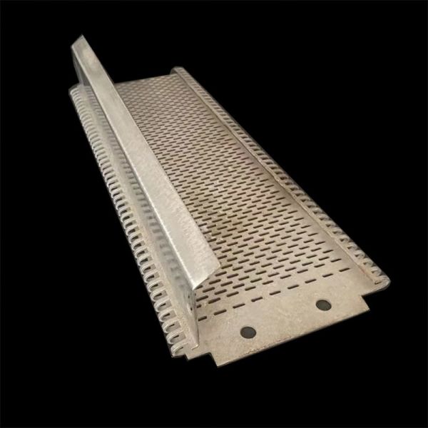 Metal Stainless Steel Slat Chain Link Perforated Metal Plate conveyor belt with hole for biscuit Oven Bakery annealing Furnace Tunnel Cooling