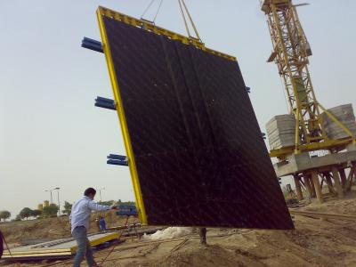 Poplar, hardwood, combined Plywood For Formwork with Black film