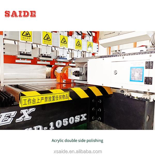 1000mm Small Size Acrylic Double Side Edge Polishing Machine Made in China SAIDE Diamond Polisher For PMMA/PS/Light guide plate