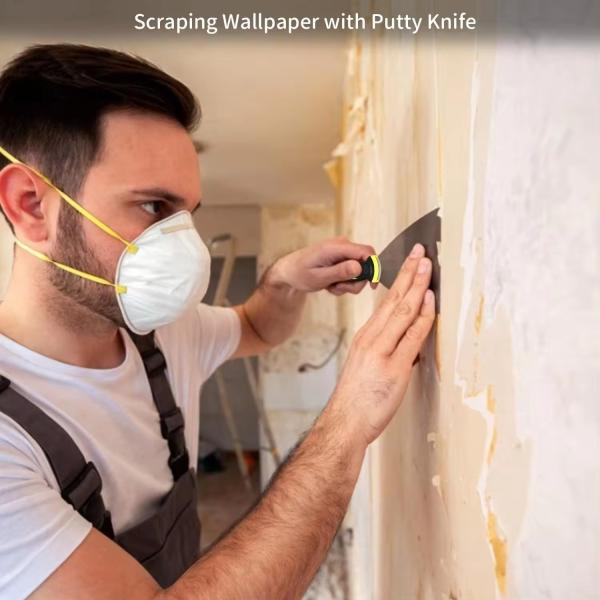 Construction Tools Drywall Putty Knife Stainless Steel Mirror Polish Blade Filler Plaster Decorate Flexible Tapping Scra