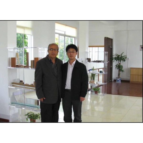 Powerful 37kW WPC Profile Decking Board Extrusion Line for Wood and Plastic