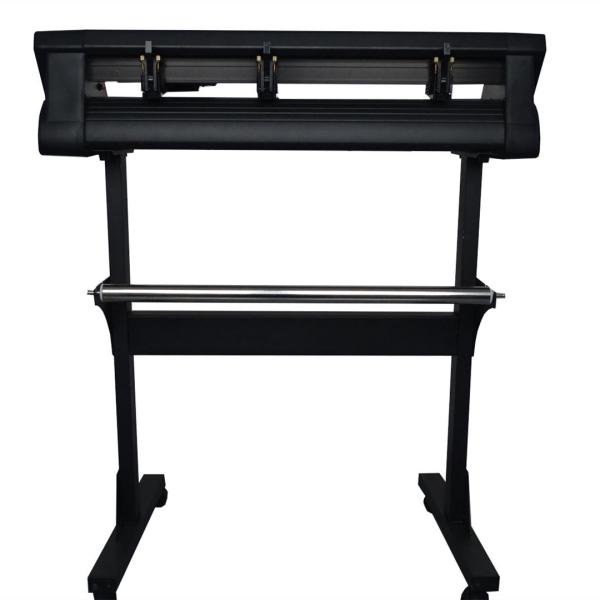 Black 34 Inch Iron Bracket ABS Car 870mm Vinyl Cutter Machine
