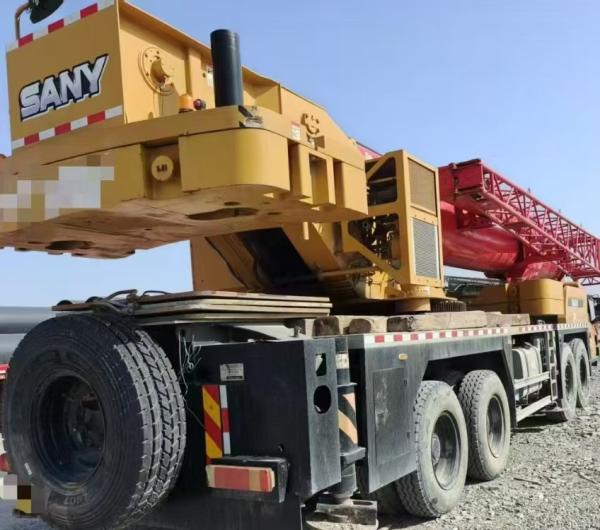 Sany 80 Tons Used Truck Crane STC800E6 2022 Heavy Lifting 80T Mobile Crane