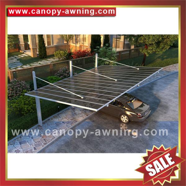 super durable alu aluminum polycarbonate carport parking car shed shelter for villa house building cottage garden park