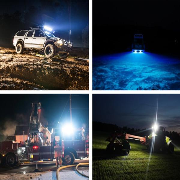 3 Inch 3x3 LED Cube Off Road Pod Lights 13.5W High Lumen Aluminum Housing