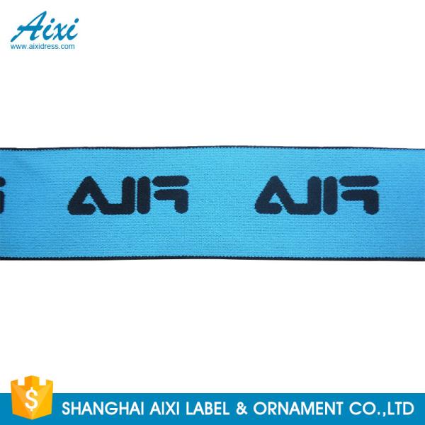 Nylon / Polyester / Cotton Webbing Jacquard Elastic Band For Garment / Underwear