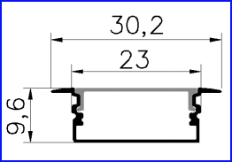 Прокладка 30,2 x 9.6mm СИД дома света прокладки СИД PXG-205-1B PXG-205-1CB твердая умная
