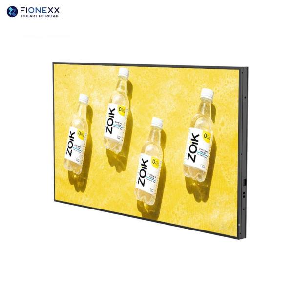 55 pouces UHD mono-faces 3000nits affichage LCD fenêtre boîtier en aluminium