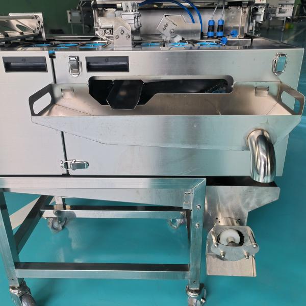 Three Rows Of Efficient Egg Knocking And Shell Crushing Integrated Device - Kitchen Catering Must-Have