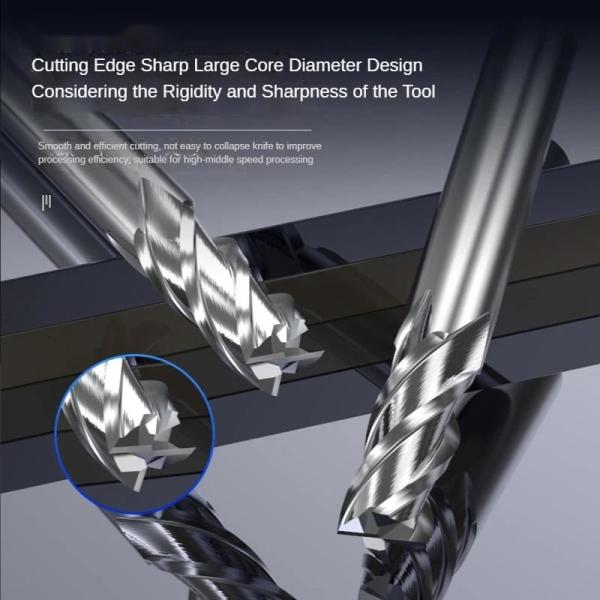 Cast Iron End Mills And Drills With Cutting Edge Length 3 - 20mm
