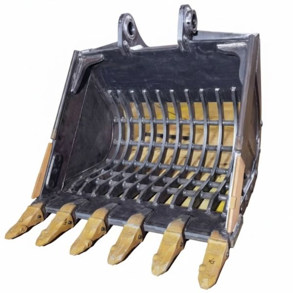 Customizable Heavy Duty Excavator Sieve Bucket with Q355 High Strength Steel for Rock Screening and Sorting