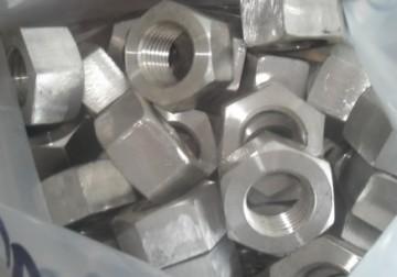 Chemical Industry Nickel Alloy Hex Nut Monel 400 UNS N04400 Excellent Corrosion Resistance