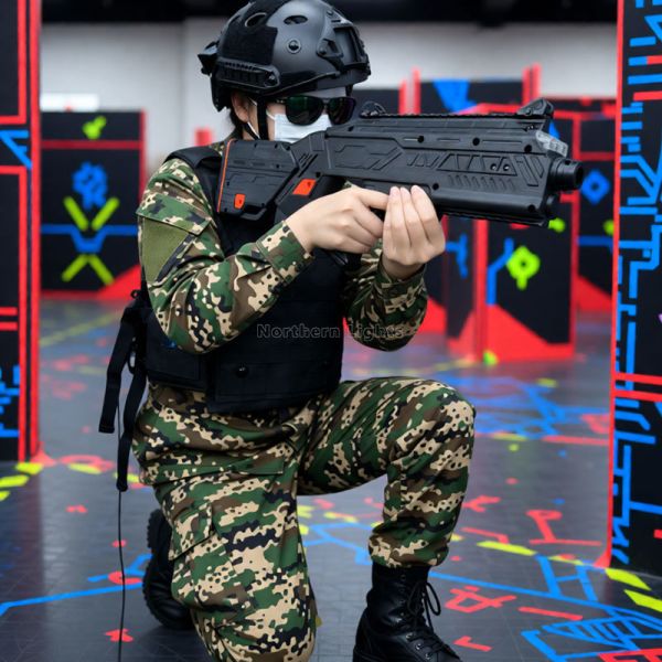 All-Ages Commercial Laser Tag System – Complete Indoor/Outdoor Wireless Set with Smart Guns & Vests