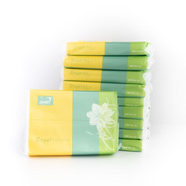 Wholesale High Quality Office Unbleached ultra Soft 3 Ply Bulk Box Facial Tissue Paper