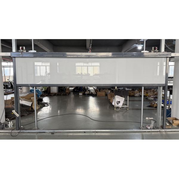 Hot Sales Motorized Spring Windproof Zip Blinds for Patio & Balcony Manual Auxiliary Lifting Roller Blind