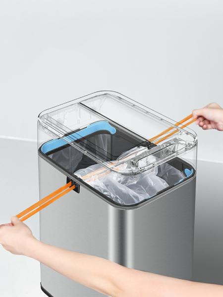 16l Smart Induction Trash Can Automatic Sensor Dus Automatic Vacuum Electric Hair Dustbin