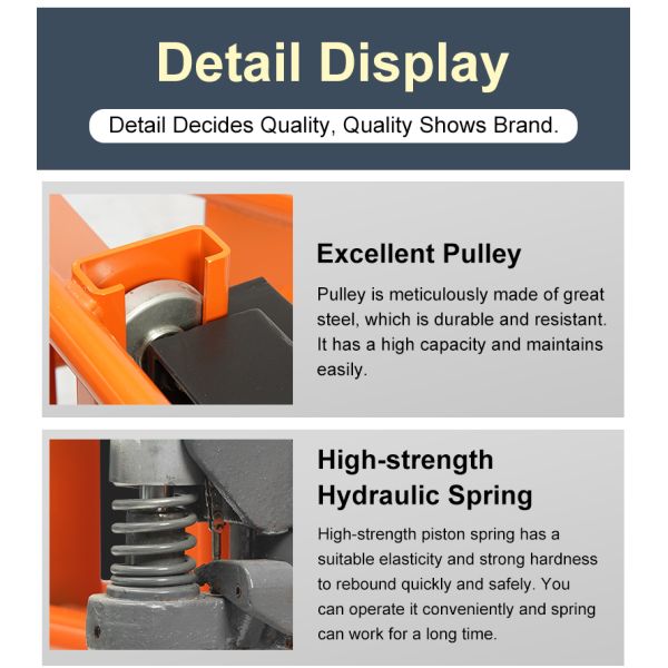 SINOLIFT NPT Serise Capacity Load 1000Kg Rough Terrain Pallet Truck