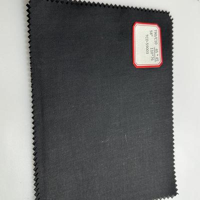 Tc Bleached/ Dyed Poplin Fabric T-Shirt Ce Plain Fabrics Woven Bci Lightweight Interlining 100gsm 110*76