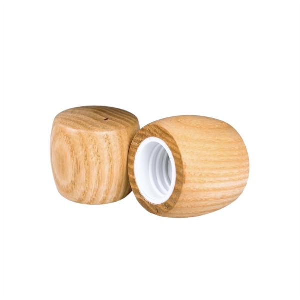 Bamboo Wooden Screw Cap Leakage Proof 18mm 20mm 24mm 28mm