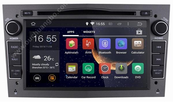 Ouchuangbo android 4.4 Opel Astra Vectra Antara audio DVD navi gray capacitive screen USB