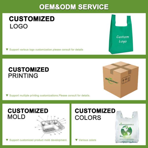 Corn Starch Biodegradable T-Shirt PLA Plastic For Vest Compostable Mailing Bag