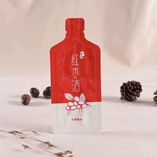 Free Design Three Side Sealing Juice Aluminum Foil Packaging Bag for Liquid Custom Order