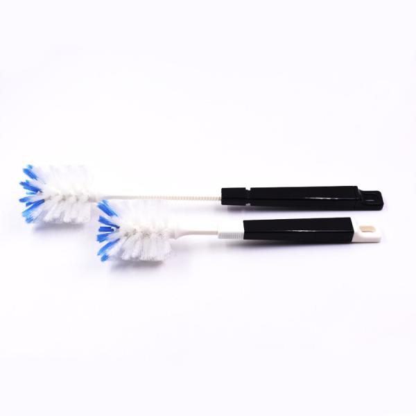 Safety Nylon Bottle Cleaning Brush , Baby Milk Bottle Cleaning Brush