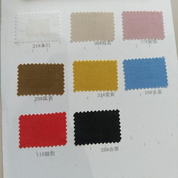 120GSM Eco Friendly Fabric 55% Ramie 45% Adhesive Sustainable Clothing Fabric 140CM Width
