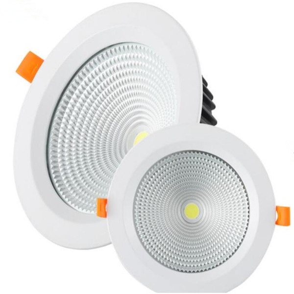 Alumimun Body Led Panel Downlight Round Shape AC220 - 240V For Supermarket