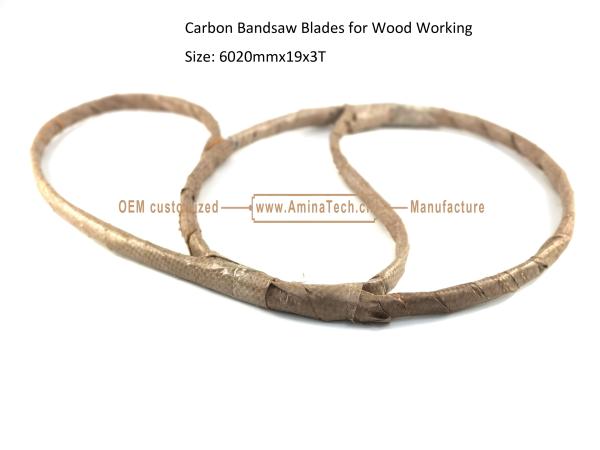 Carbon Bandsaw Blades for Wood Working Size: 6020mmx19x3T,Cutting Wood