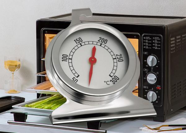 60mm Dial Stainless Steel Oven Meat Thermometer Instant Read FDA Approved