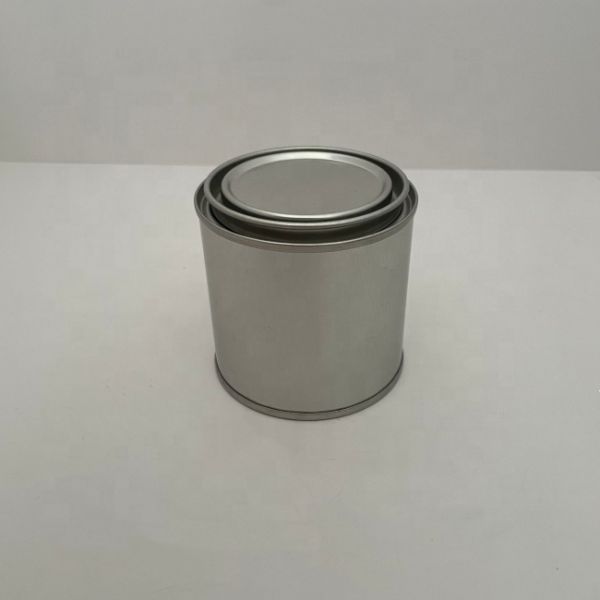 OEM 200ml 300ml 350ml Small Round Metal Tin Can Tinplate Cans Diameter 73mm X 70mm for Chemical Petrol Glue Paint Coating