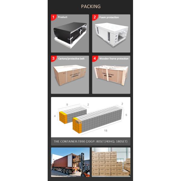 Беспроводное заряжение Современный умный кофейный стол с холодильником и закаленным стеклянным верхом