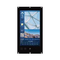 pantalla táctil inteligente del elevador del sistema del elevador 12V Internet elegante de 18,8 pulgadas para la ciudad sostenible