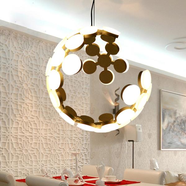 Modern Round Lantern pendant light fixture For Indoor Home Lighting Fixtures