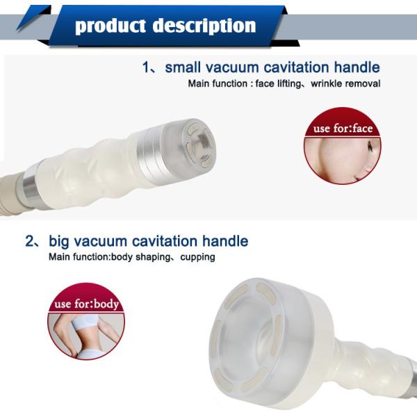 Тело формируя лазер ручек 635nm 6D RF машины 6 кавитации вакуума уменьшая прибор