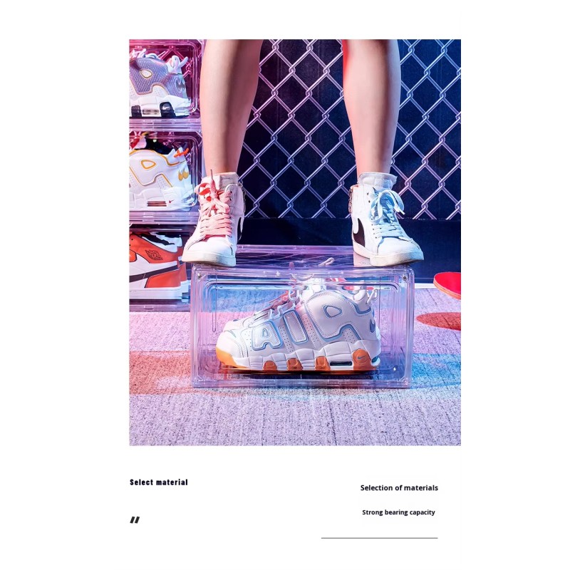 High Quality Multi-Functional Transparent Storage Box Durable Plastic Shoe Box