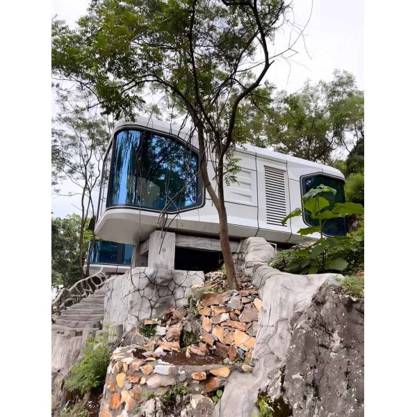 28m² Fluorocarbon Process Aluminum Alloy Shell Space Mobile House