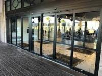 Soundproofing Commercial Automatic Sliding Door System Opener With Motion Sensor
