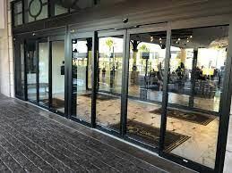 Soundproofing Commercial Automatic Sliding Door System Opener With Motion Sensor