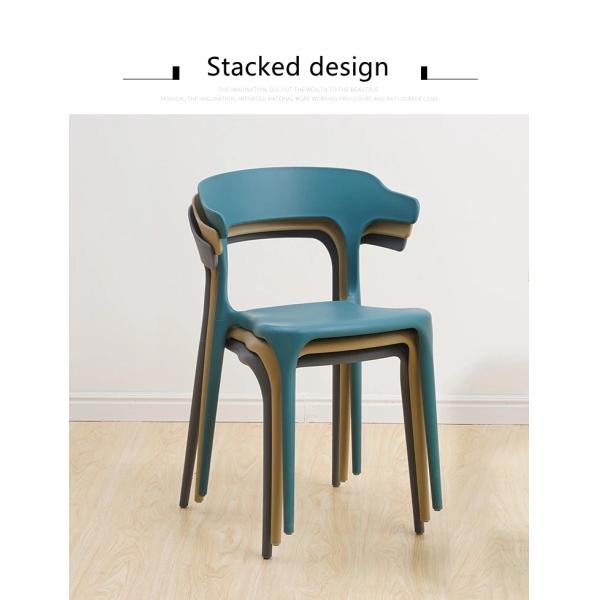 Adjustable Stackable PP Plastic Dining Chairs OEM