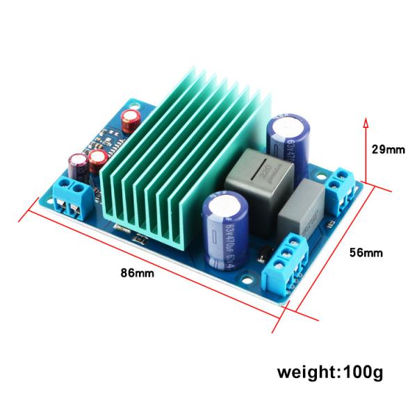 High Power 250W Class D HIFI Digital Amplifier Board LM3886 Receiver for Professional