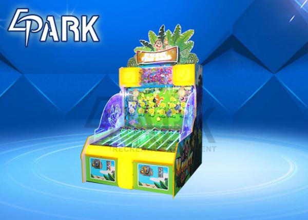 Hot Popular Kids Pushing Ball Hit Monkey Drop Prize Redemption Arcade Games Coin Machine